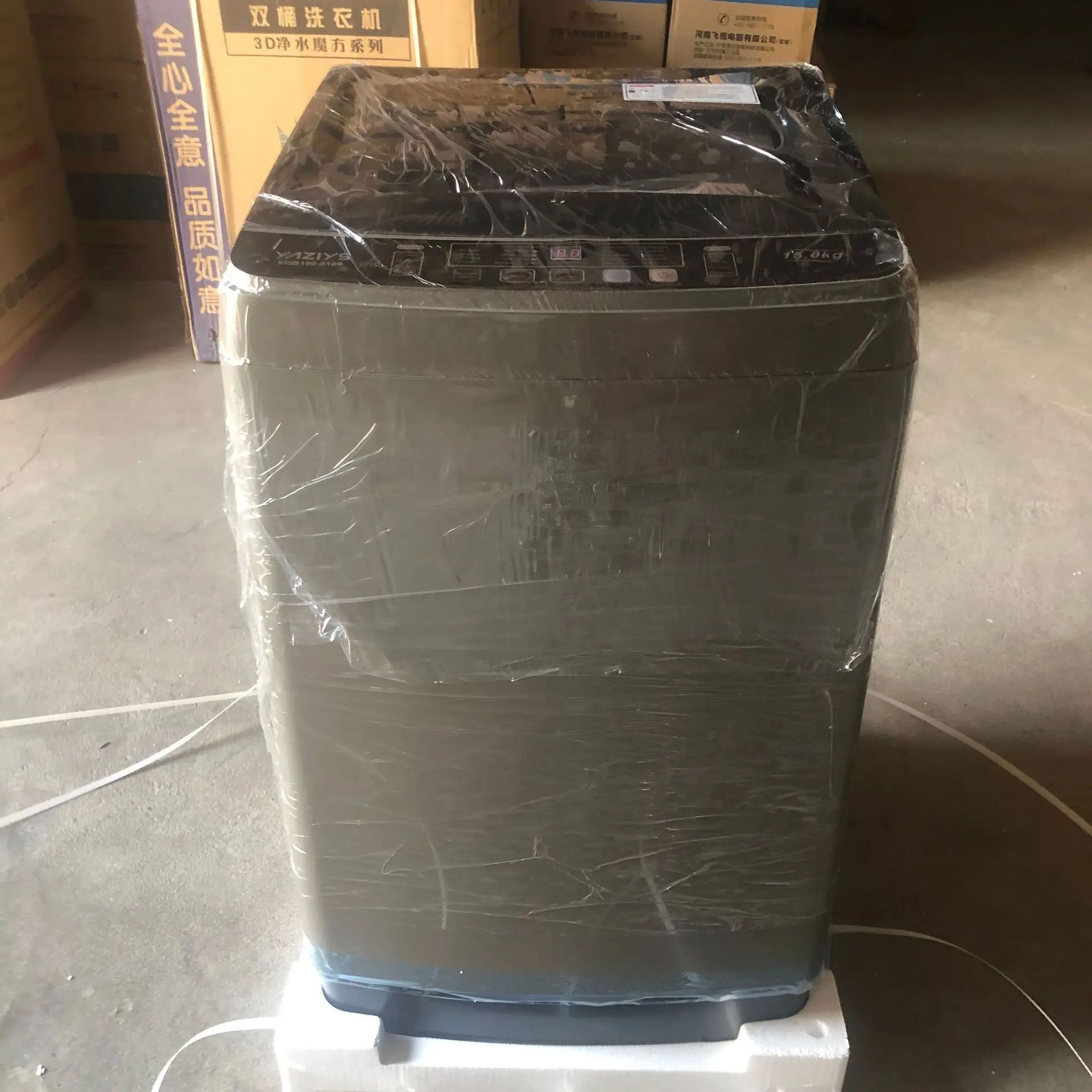 15KG 220V  Single Tub Automatic Washing Machine Top-Load Washers with Dryer 2