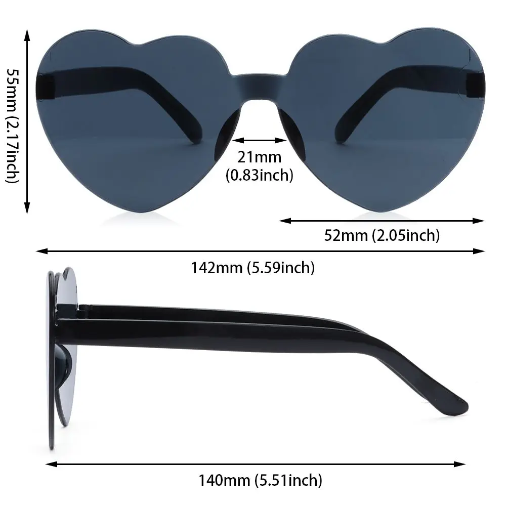 両サイドの ハートが可愛い ≪Tiffany&Co≫ キャットアイレンズ Amazon | [T TOOYFUL] 特殊効果愛ハート形のサンヴィンテージ猫