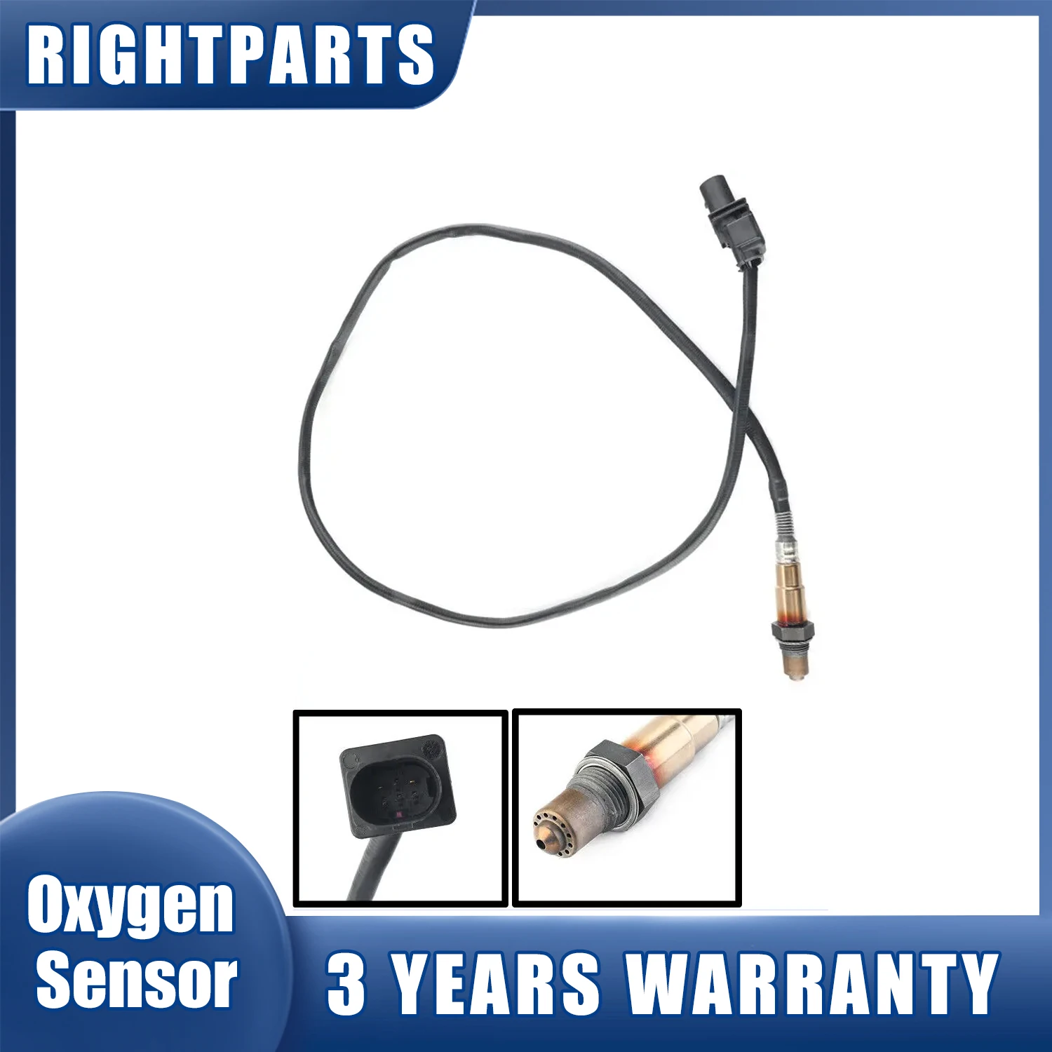

RIGHTPARTS Oxygen Sensor 1K0998262N 0258017180 For VW Beetle Golf Jetta Passat Eos Audi Seat Skoda Volkswagen Car O2 Sensor Tool