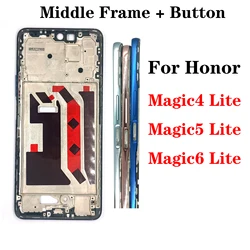 Enhanced LCD Front Frame Housing Bezel with Side Buttons (Magic5 Lite black)