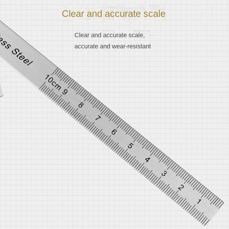 180 Degree Protractor Metal Angle Finder Goniometer Angle Ruler Stainless Steel Woodworking Tools Rotary Measuring Ruler 100-150