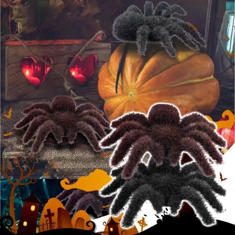 Puntelli Di Ragno Gigante Animatronic Creature Decor Dolcetto O Scherzetto Forniture Decorazione Ragno Spettrale Accessorio Per La Casa Stregata Di Ha