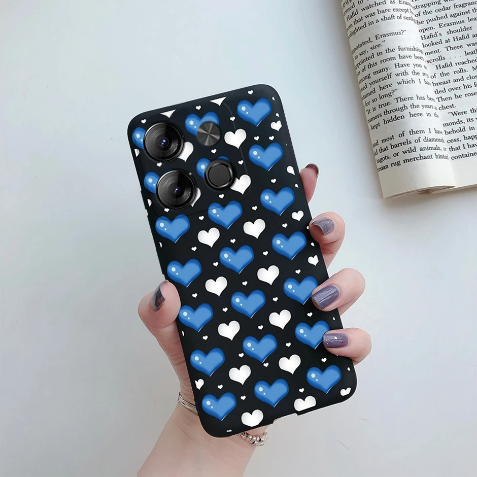 Tecno POP Silicone Daisy Shockproof Phone Cover