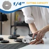 Cordless Electric Scissors Cardboard Cutter with Safety Lock 4.2V Electric Mini Cutter Rechargeable Rotary Cutter for Leather 5