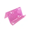 Acrylic Glitter Colorful Business Card Holder Desktop Card Stand Card Storage Display Shelf Office Supplies School Gift 6