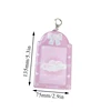 INS Bowknot Photocard Holder Ins Idol Cards Protector Harajuku Photo Sleeve Sweet PVC Bus Card ID Holder Idol Photocard Pendant 2
