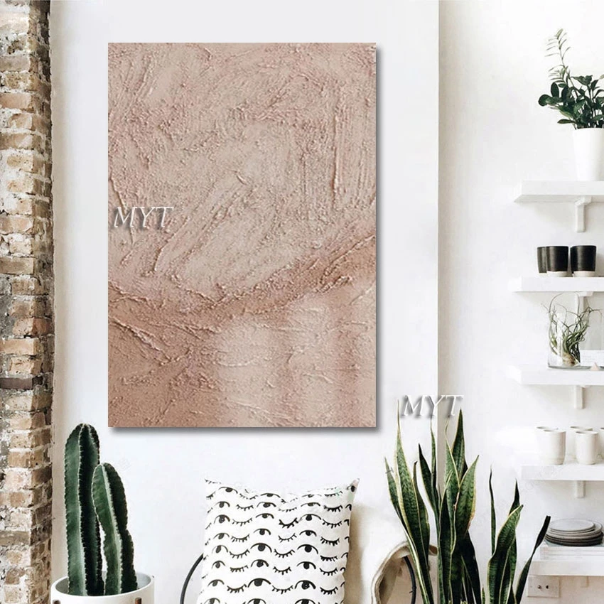 

Handmade Canvas Design Acrylic Textured Abstract Paintings Modern Living Room Decoration Hotel Wall Pictures Frameless