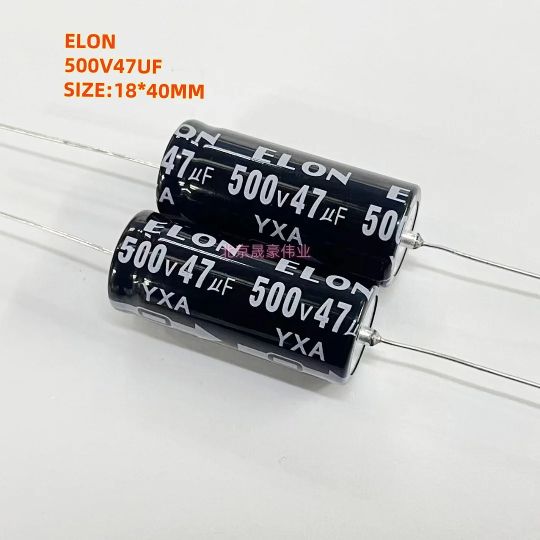 2pcs 250V 350V 450V 500V 22UF 33UF 47UF 40UF/450V ELCNK Axial Polarized Electrolytic Capacitor