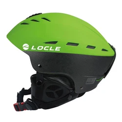 LOCLE Ski Helmet Snowboard Helmet Men Women Skating Skateboard Skiing Helmet Size 52-64cm