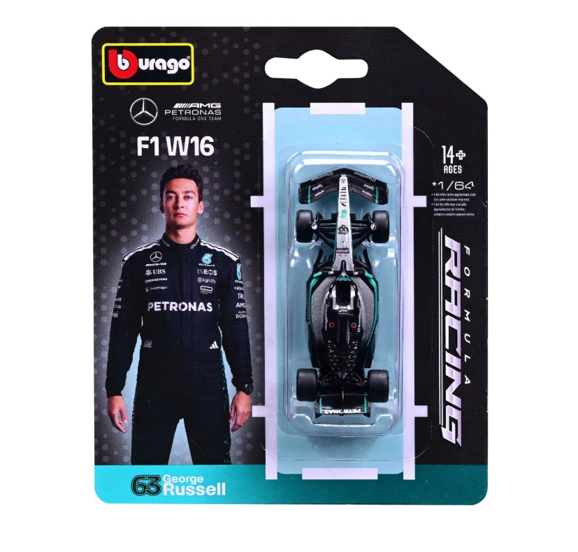 Deluxe 1:64 Scale Formula Racing Die-Cast Car Toy Collection