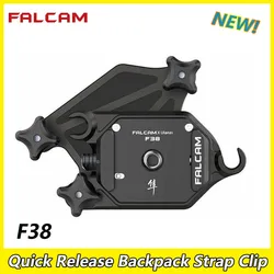 FALCAM F38 Quick Release Backpack Strap Clip Universal Arca Swiss Slot DSLR Camera Photography Accessories Aluminum Alloy