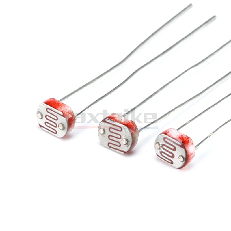 GL5506 GL5516 GL5528 GL5537 GL5539 GL5549 5mm Photoresistor Light-dependent Resistor LDR Light Detection Switch Sensor 20PCS