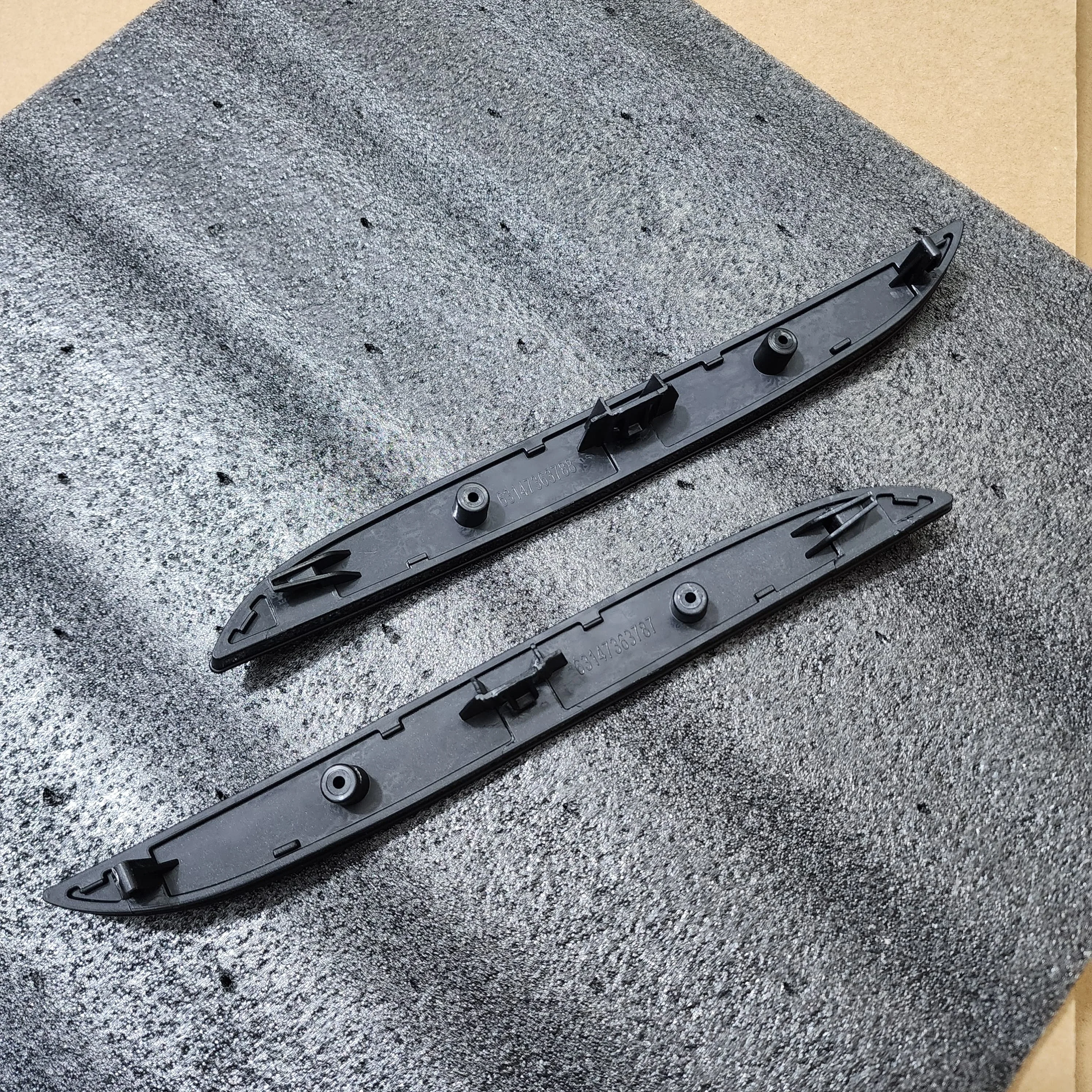 bmw1シリーズ　リフレクター　風除け リアバンパーリフレクター,光沢のある黒,ハニカムセット,BMW 1シリーズ