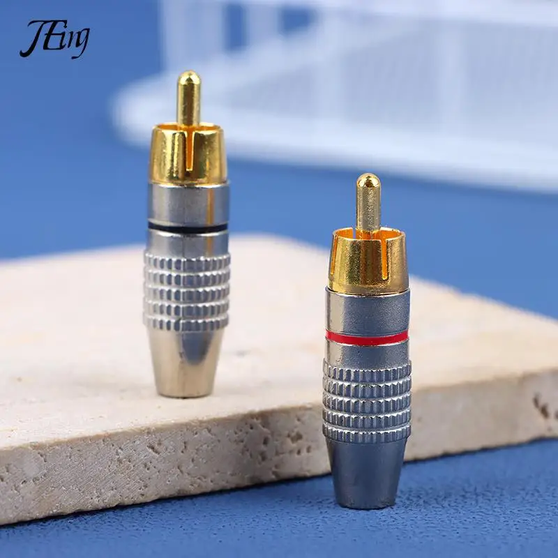 2 шт., разъем RCA «папа»