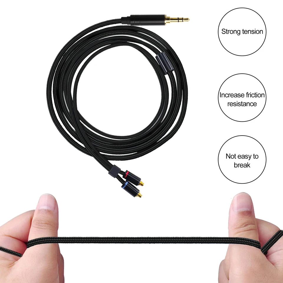 Okcscd3mイヤホンアップグレード交換ケーブル銀メッキmmcx延長ケーブル