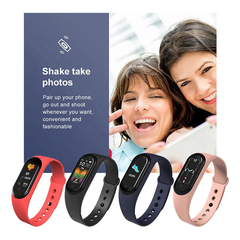 M5 Smart Band Bracciale Ip67 Impermeabile Smarthwatch Blood Pressure Fitness Tracker Smartband Fitness Braccialetti