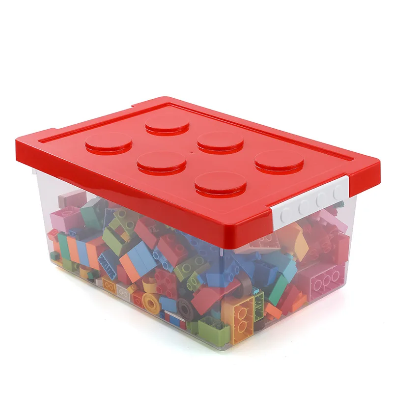 Toy Blocks Sorter Sifter, Cute Portable Storage Brick Box for Lego Blocks