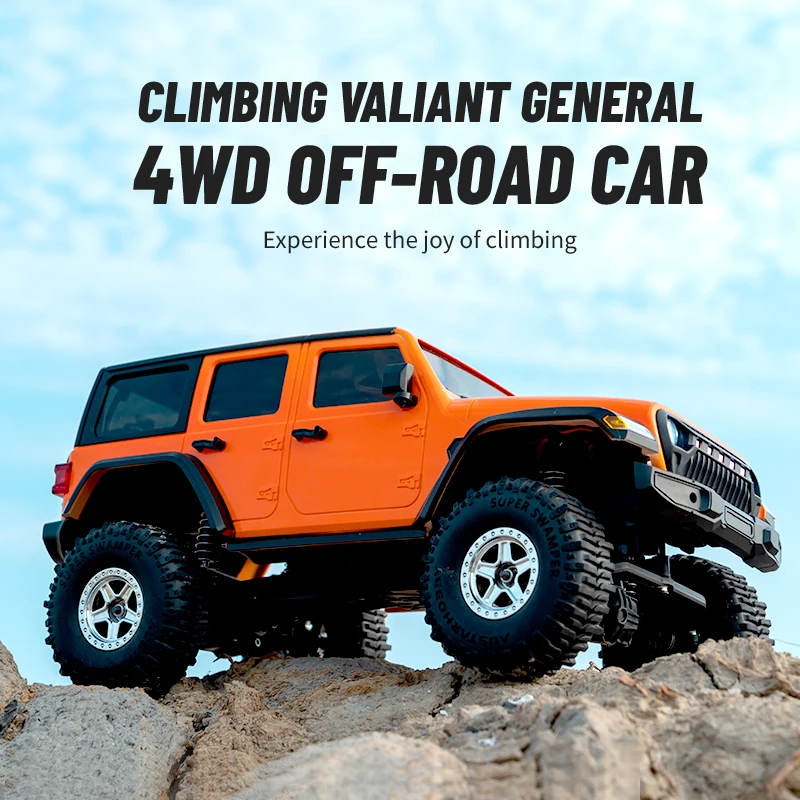 JJRC C8801 1:18 RC Jeep Model with 2Battery RC Car 2.4G Full Scale Off-Road Crawler Climbing Remote Control Car Toy Gift For Boy 2
