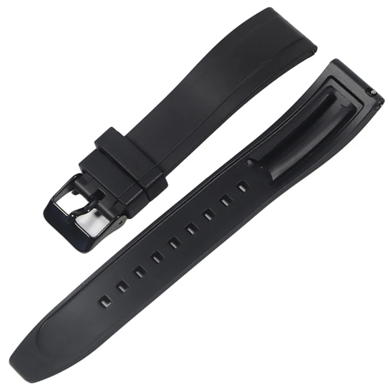 PremiumGrade Fluorine Rubber Watch Strap 20mm 22mm 24mm Bracelet Quick Release Watchband For