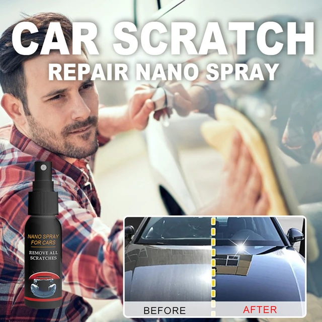 30ml Nano Car Scratch Remover Nano Spray Cloth Scratch Eraser