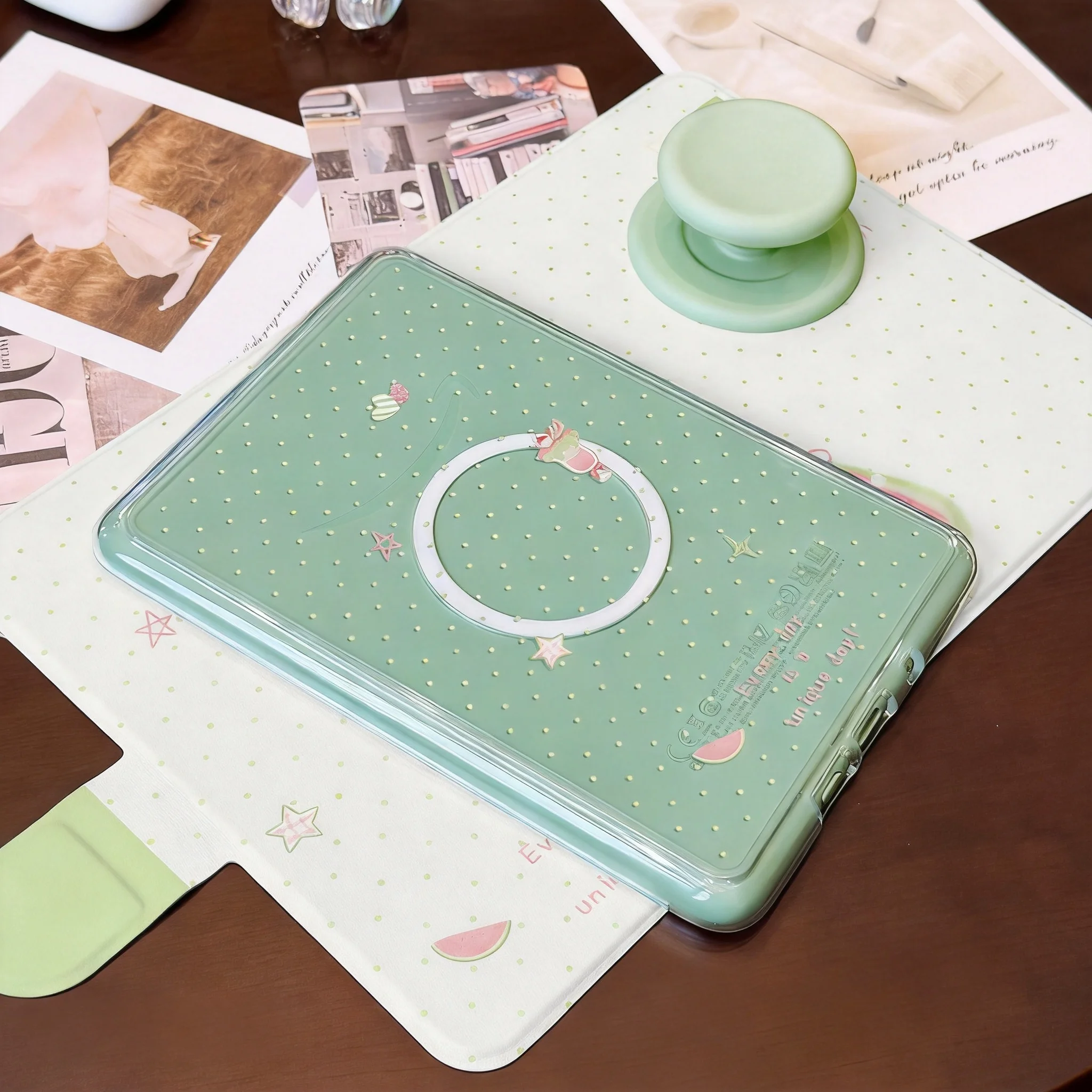 Premium Detachable Magnetic Book Cover with Magnetic Buckle