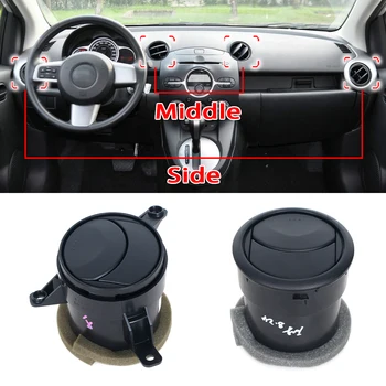 Bocchette di Ventilazione per Aria Condizionata Auto, Bocchetta Centrale per Cruscotto, per Mazda 2 2007-2012, Accessorio Auto