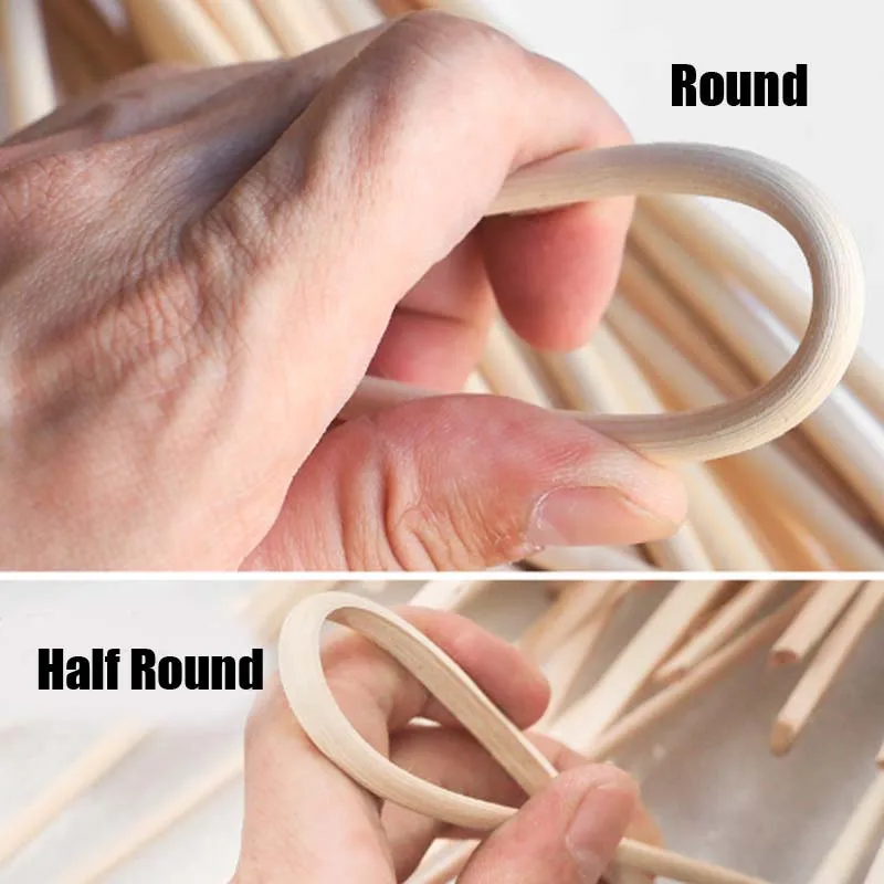 10-100M Natural Cane Stick Real Indonesian Rattan Core Weaving Material For Home Furniture Decor 1.2mm 2mm 3mm 4mm 5mm 6mm