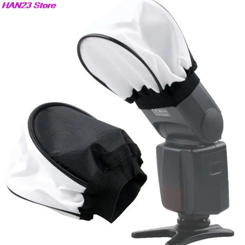 1 Pieces Universal Speedlite Softbox Diffuser For DSLR Cameras Flash Light Speed Lights Mini Portable Lightweight Soft Box