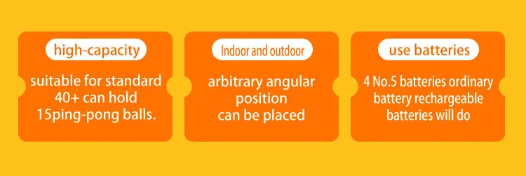 Description Picture 4 of item16 Balls High Quality Portable Table Tennis Ball Pitcher Dual Power Remote Ping Pong Ball Robot Pitching Machine For Trainers