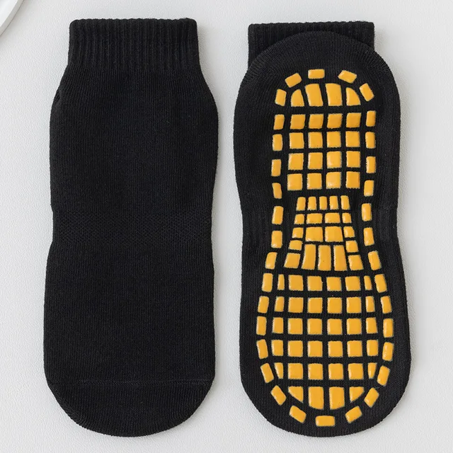 Anti slip Sports socks Children playground Trampoline floor socks Breathable sweat absorbing adult Mid tube Yoga socks Running 6
