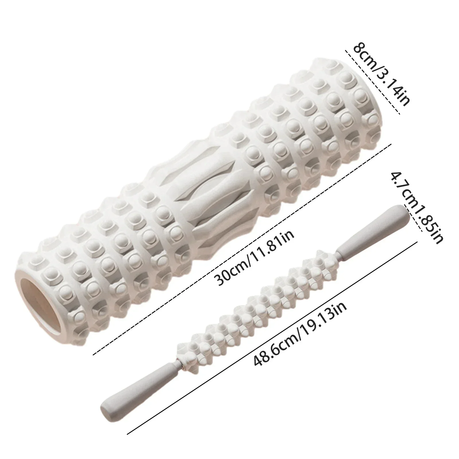 Yoga Foam Roller Pilates Yoga Exercise Back Muscle Massage Roller Stretching Exercise Yoga Fitness Training Roller Gym Fitness 6