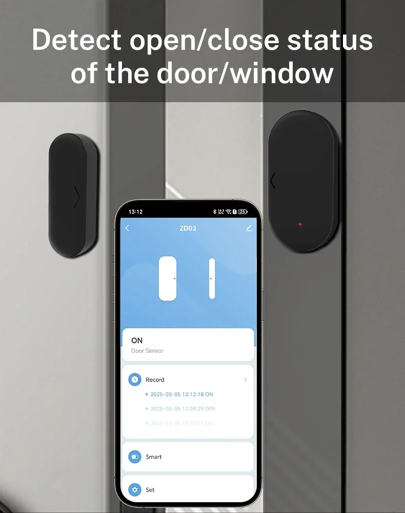 Zigbee 3.0 Tuya Door Sensor Window Sensor Home security For Smart Home Smart Life APP Compatible with Alexa Google Assistant