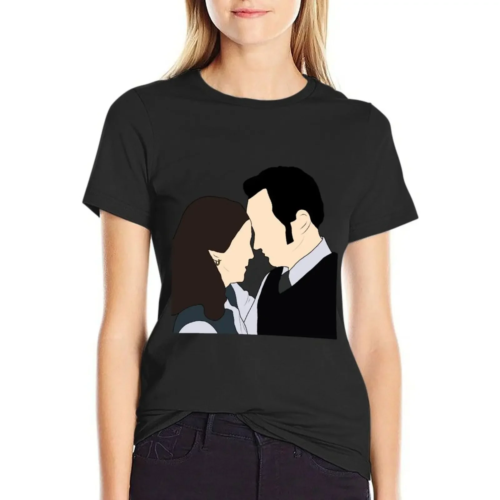 

lorraine&edwarren T-Shirt graphics tops animal print shirt for girls black t-shirts for Women
