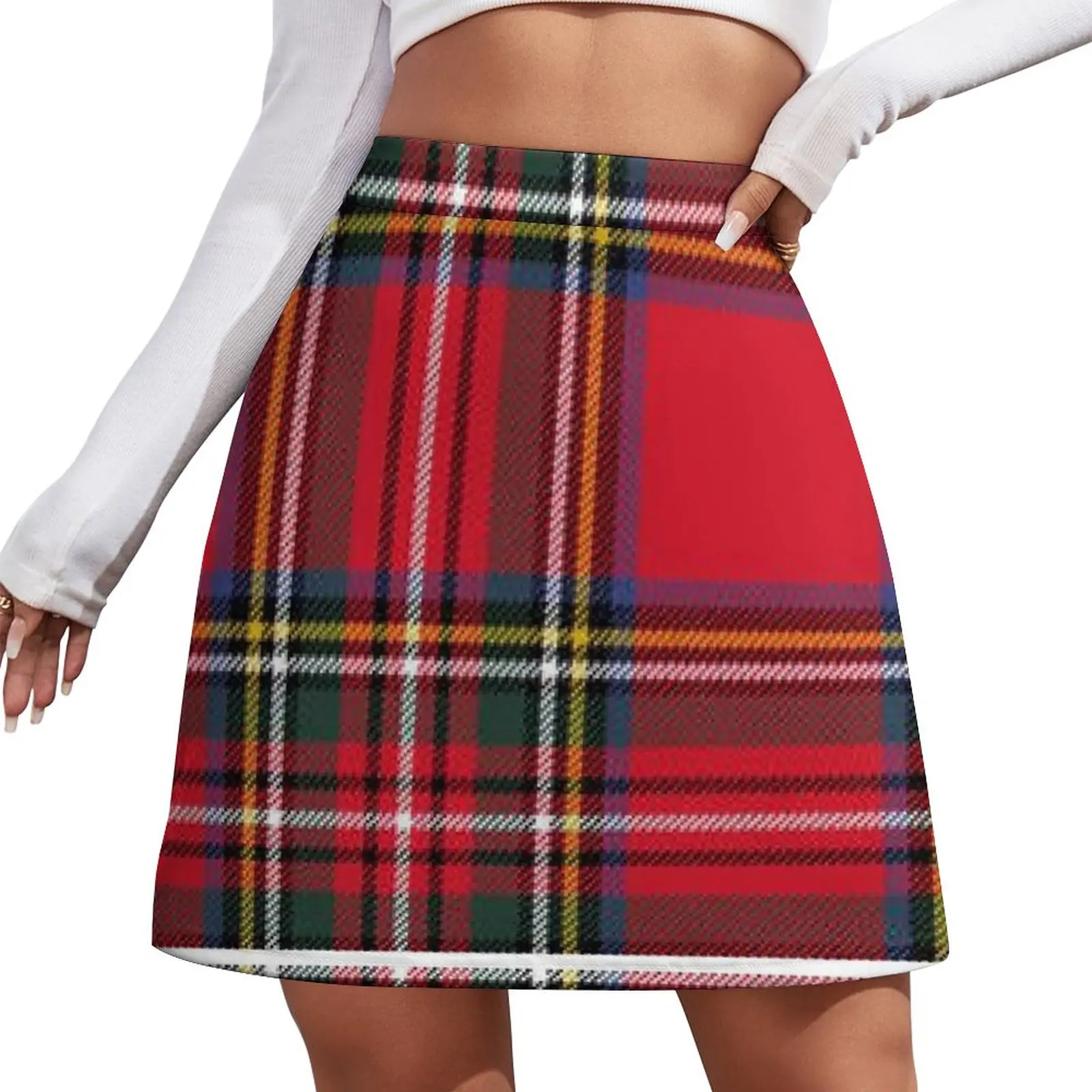 

Tartan Texture Mini Skirt Woman skirts festival outfit women