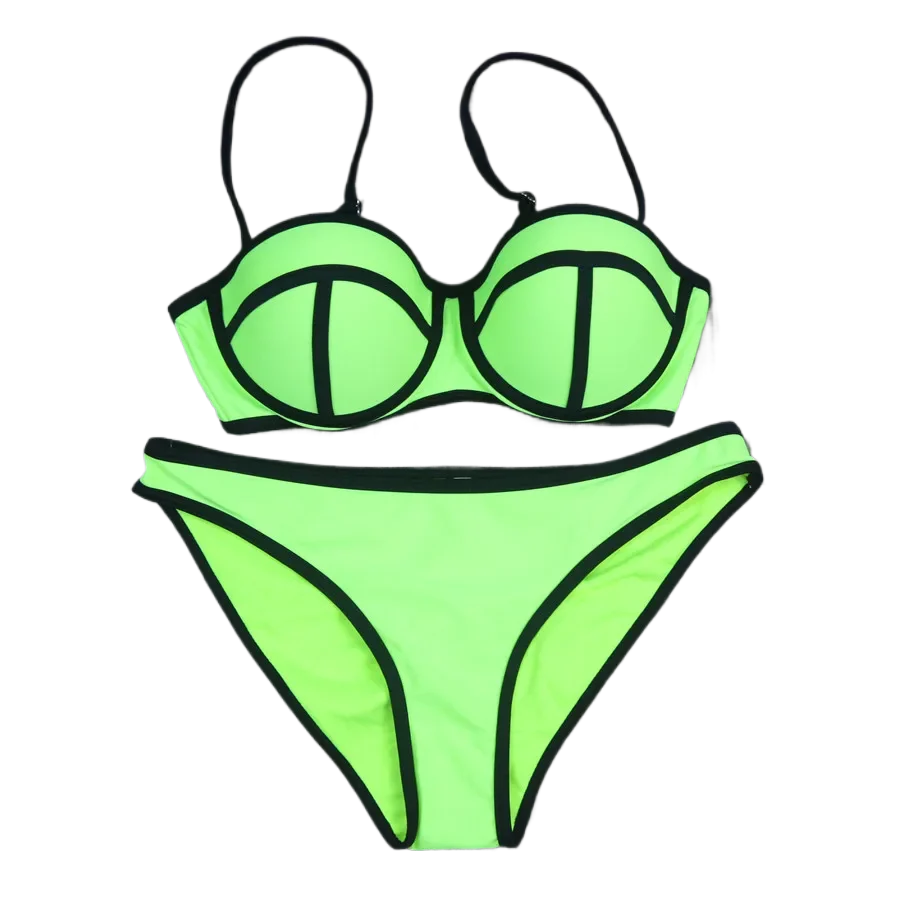 High Grade Nylon Bikinis 2022 Swimwear Women Bandage Swimsuits  Brazilian Push Up Bikini Set Bathing Suits Biquini Beach Wear