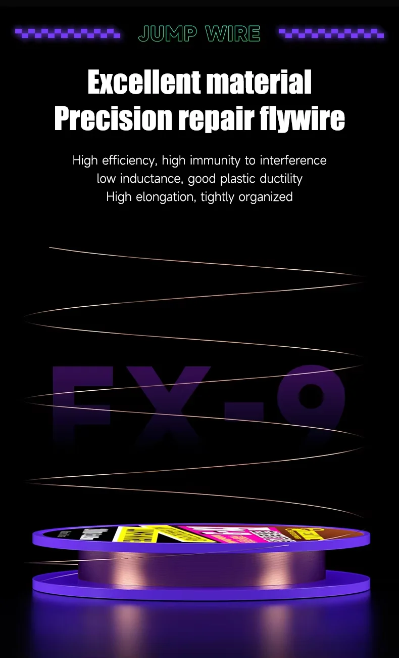 메카닉 FX-9 실버 플라잉 와이어 200mm - 휴대폰 수리용 플라잉 와이어 수리 도구