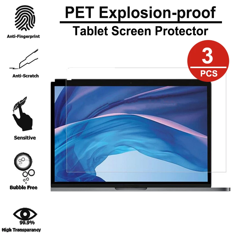 

Защитная пленка для планшета Apple MacBook Pro 16, 15, 13, 13,3, 11, 2020, 2019, 2015, 3 шт.