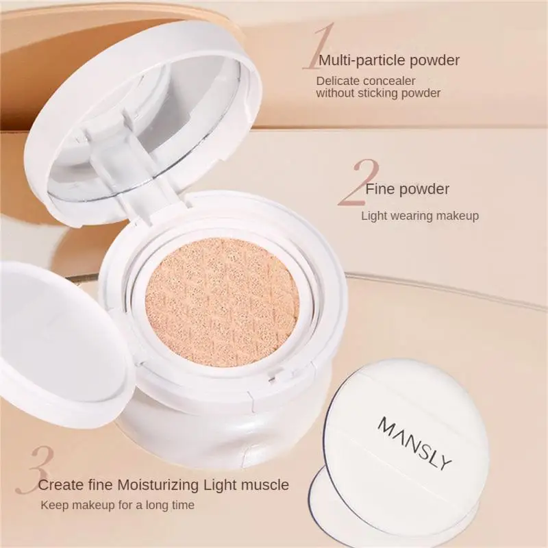 Cute Air Cushion Concealer BB Cream Moisturizing Face Contouring Concealer Cream Light Delicate Beauty Cream Brighten Skin Tone 6