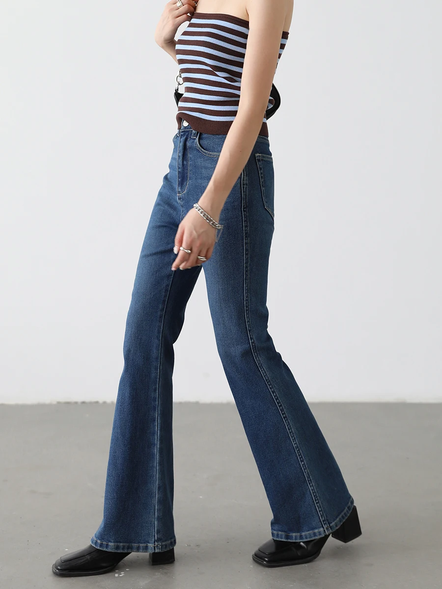 High Rise Slim Flare Jean at Seven7 Jeans