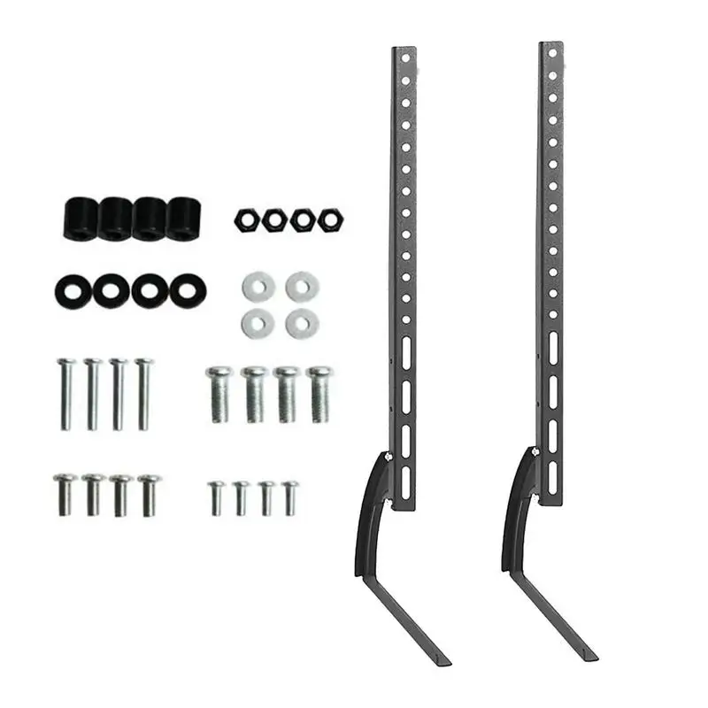 Universal tv Stand Base para 32 a 70 Plasma Lcd Flat Panel Altura Ajustável Tela Led Monitor de tv Suporte Rack - Imagem 3