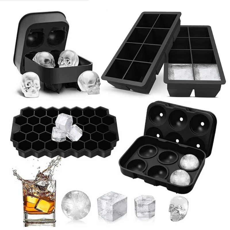 Dropship 1 Ice Mold; Ice Cube Tray For Freezer; Cocktail Whiskey