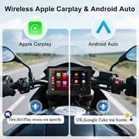 7-Inch Wireless Motorcycle Carplay GPS Navigation System with Apple Carplay and Android Auto, Portable Moto Car Play Screen, Nav - Image 2
