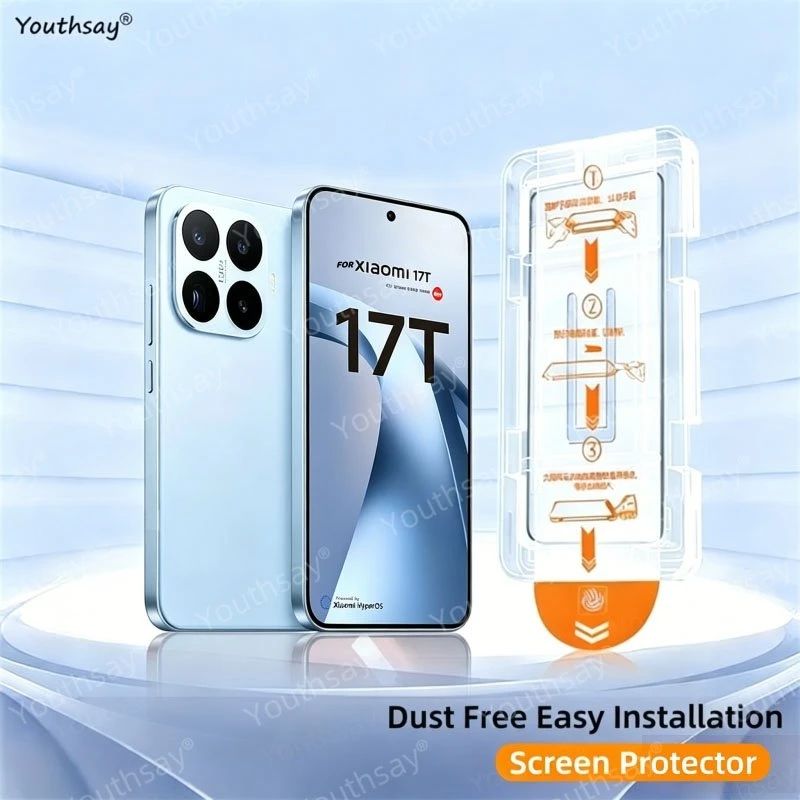 Premium Dust-Free Easy Installation Full Cover Tempered Glass Screen Protector