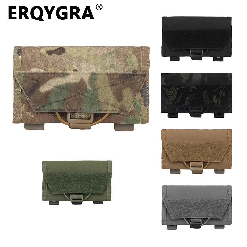

ERQYGRA Tactical Camping Mobile Phone Pouch Hunting Bag Military Accessories Molle System Hiking Travel Outdoor Sports Equipment