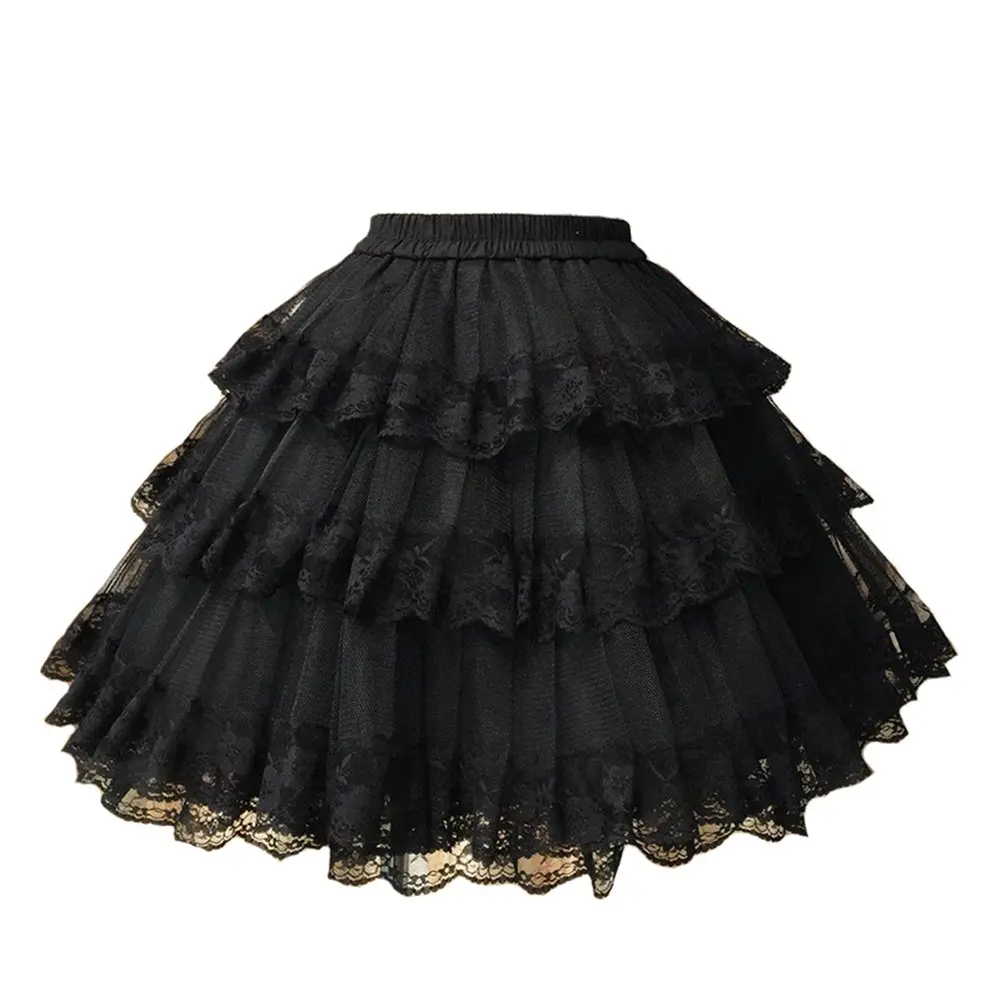 3-Layered Gothic Layered Ruffled Luxury Vintage Rockabilly Petticoat Crinoline Underskirt Petticoat Skirt Petticoat Underskirt Vintage Underskirt