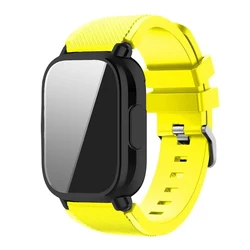 Enhanced Protective Case with Silicone Sport Strap - Full Cover Screen TPU Soft Shell and Breathable Band - Redmi Watch 5 Lite (YB)
