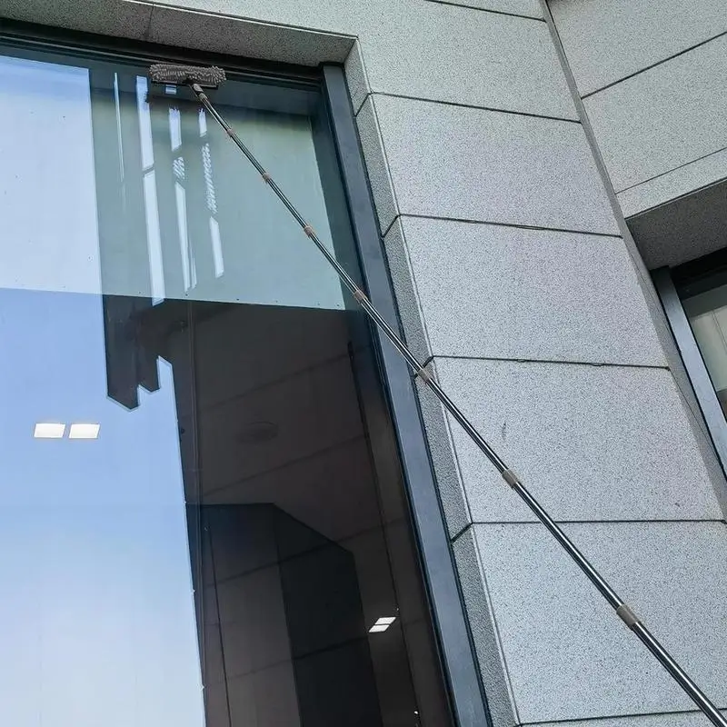 Long Handle Window Wiper Fiber High Dusters 180 Degree Rotatable Glass Scrubber Home Cleaning Mop Car Washing Brush Dust Cleaner