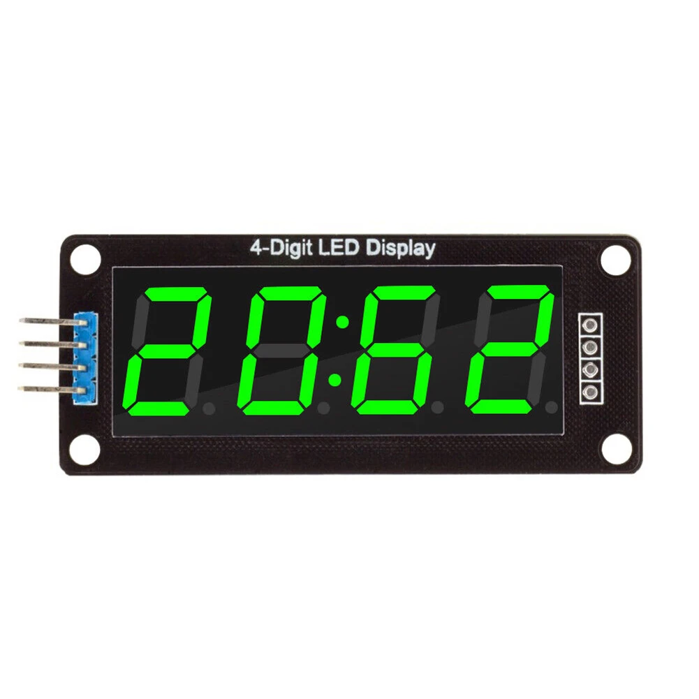 

1pc 0.56 Inch TM1637 RGB 4-Bits Digital LED Clock Tube Display For Green/Blue/Yellow/Red/White Electrical Equipment Tool