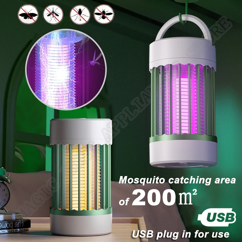 ElectricShockBugZapperMosquitoKillerLampRepellentUVLightAnti