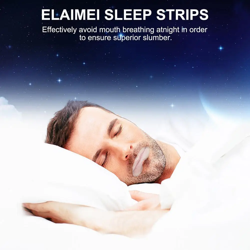 90pcs Mouth Tape Sleep Strip for Anti-snoring Mouth Breathing Tape Improve Sleep Stickers for Snoring Lip Patch